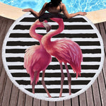FLAMINGO BEACH TOWEL